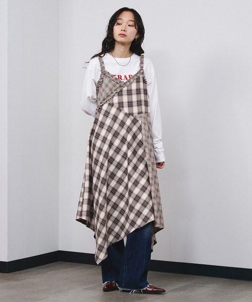 ローズバッド（ROSE BUD） バンドカラーシャツワンピース ROSE BUD】ローズ バッドを語る上でかかせない”柄物アイテム”に