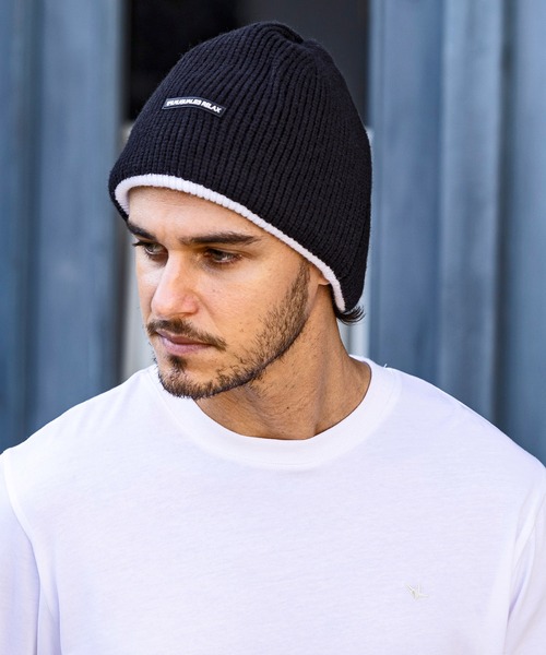 「1PIU1UGUALE3 RELAX 」 ニットキャップ ONE SIZE グレー メンズ_画像2