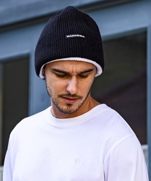 「1PIU1UGUALE3 RELAX 」 ニットキャップ ONE SIZE グレー メンズ_画像4