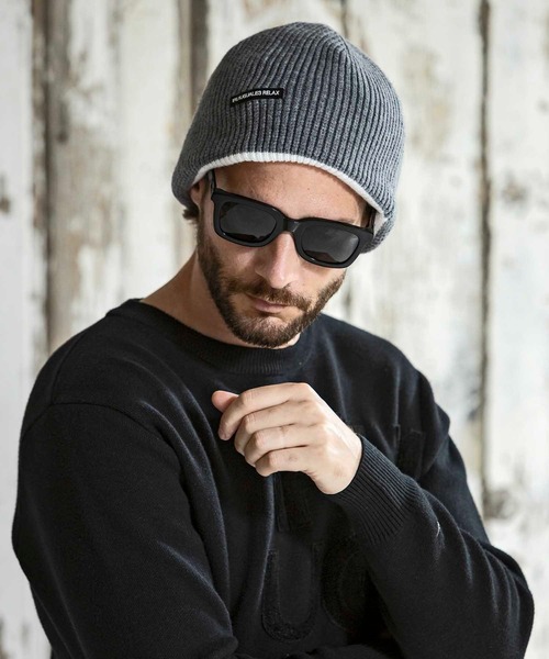 「1PIU1UGUALE3 RELAX 」 ニットキャップ ONE SIZE グレー メンズ_画像7
