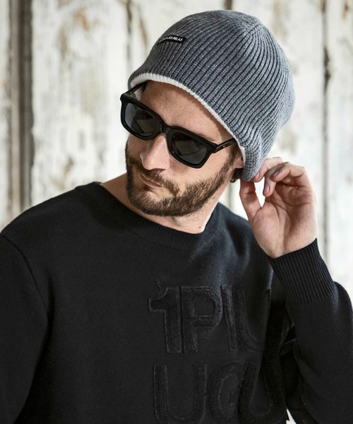 「1PIU1UGUALE3 RELAX 」 ニットキャップ ONE SIZE グレー メンズ_画像9