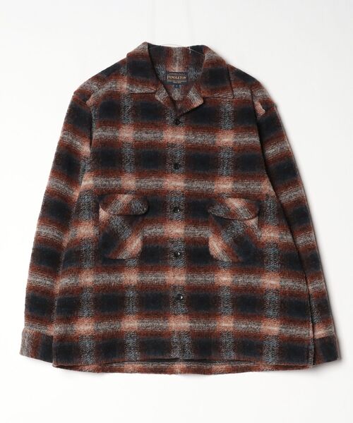 PENDLETON（ペンドルトン） チェック柄ジャケット FREE ブラウン