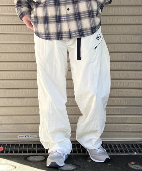 「Snap club」 イージーパンツ M ホワイト メンズ_画像3
