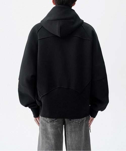 JOHNNY WOLF（ジョニーウルフ） パーカー VUEKO ハーフジップ オーバー