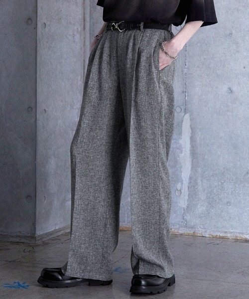 「SERACE」 スラックス M グレー メンズ_画像3