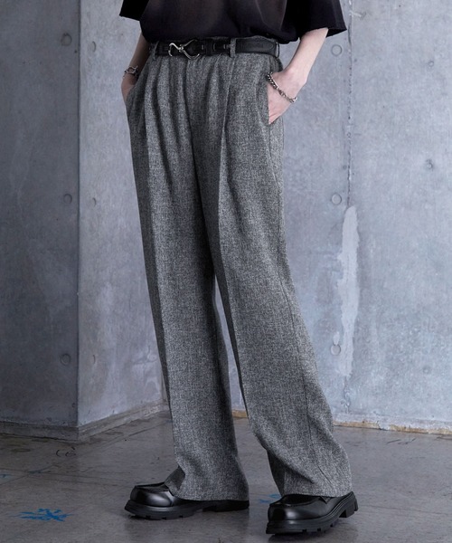 「SERACE」 スラックス M グレー メンズ_画像7