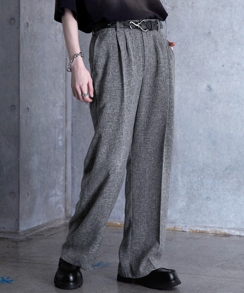 「SERACE」 スラックス M グレー メンズ_画像8