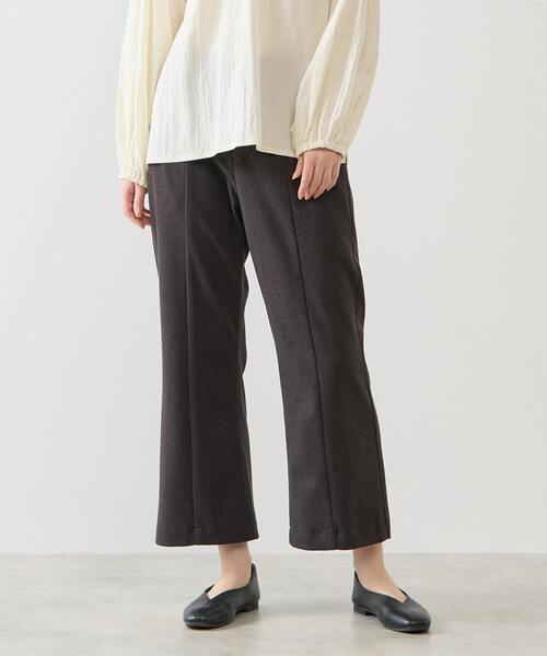 パンツ 「LOURMARIN」裏起毛ストレートパンツ レディース