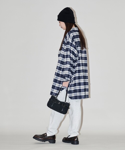 「PUBLUX」 長袖シャツ フリ- ベージュ レディース_画像8