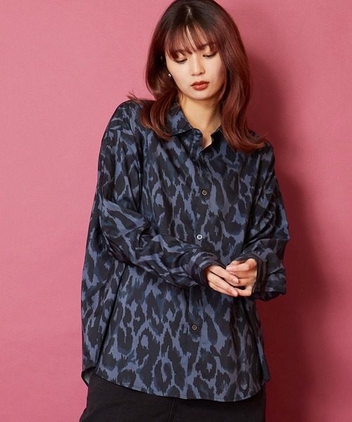 「unrelaxing」 長袖シャツ FREE ブラック メンズ_画像6