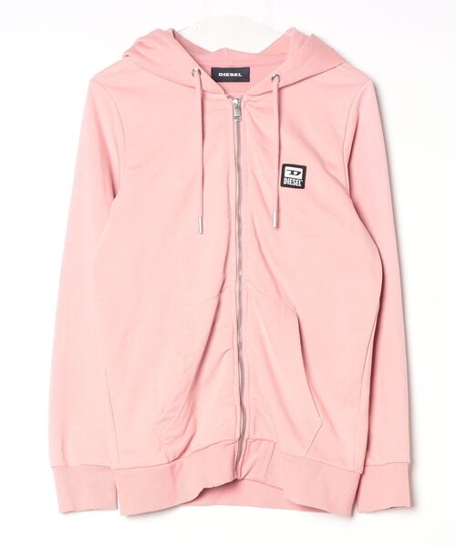 DIESEL（ディーゼル） ジップアップパーカー X-SMALL ピンク メンズ