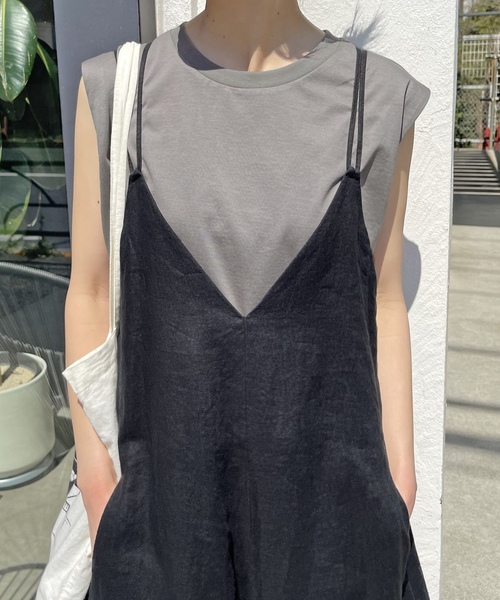 「Spick \u0026 Span」 サロペットスカート 36 ブラック レディースの画像