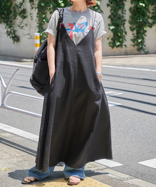 「Spick \u0026 Span」 サロペットスカート 36 ブラック レディースの画像