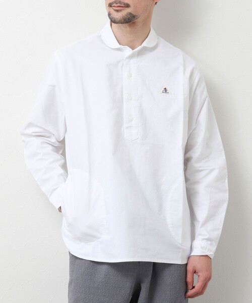 「GEVACO」 長袖シャツ L ブルー系その他3 メンズ_画像3