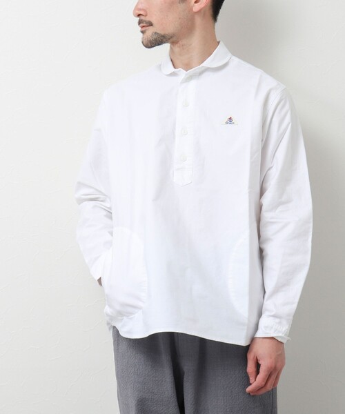 「GEVACO」 長袖シャツ L ブルー系その他3 メンズ_画像4