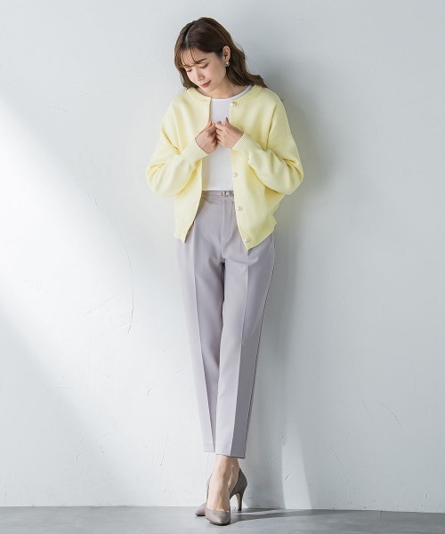 「ketty」 ニットカーディガン M イエロー レディース_画像9