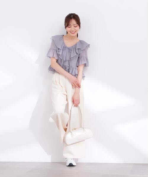proportion body dressing バイカラーブラウス 楽天市場】【SALE／50%OFF】とろみバイカラーブラウス PROPORTION BODY