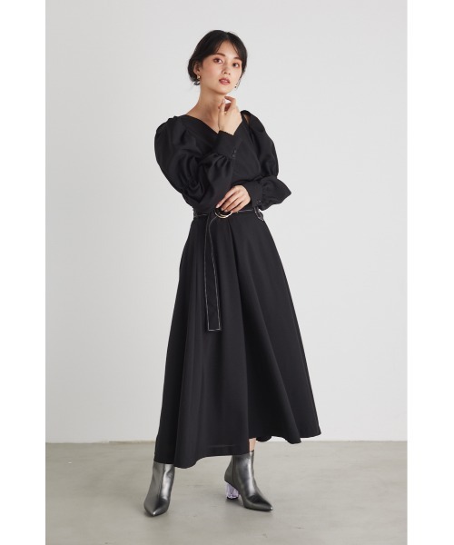 「rienda」 長袖ワンピース SMALL オレンジ レディース_画像5