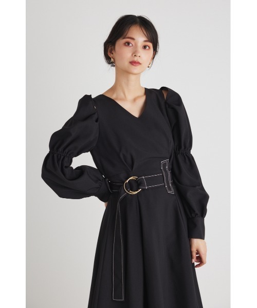 「rienda」 長袖ワンピース SMALL オレンジ レディース_画像6