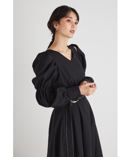 「rienda」 長袖ワンピース SMALL オレンジ レディース_画像7