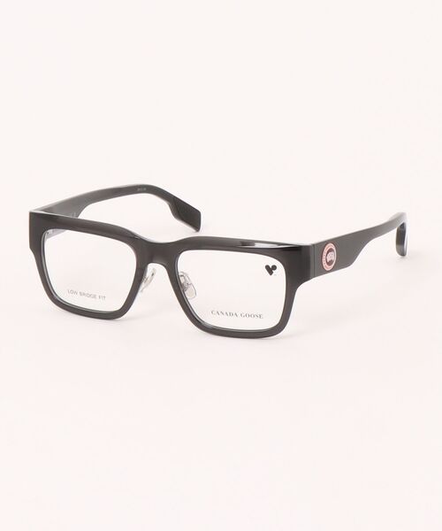 伊達メガネ メガネ 眼鏡 「CANADA GOOSE/カナダグース」スクエア メガネ GC25614LB 020 メンズ レディース