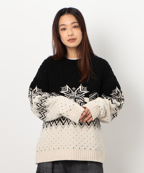 「Purple&Yellow」 長袖ニット MEDIUM グレイッシュベージュ メンズ_画像9