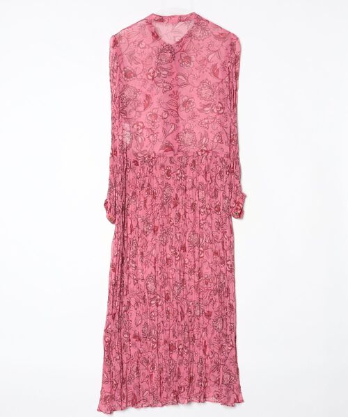 「LOULOU WILLOUGHBY」 長袖ワンピース 2 ピンク レディース_画像2