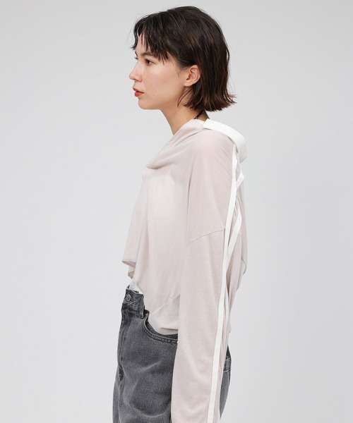 「St.Johns 3rd club」 長袖カットソー フリー ホワイト レディース_画像5