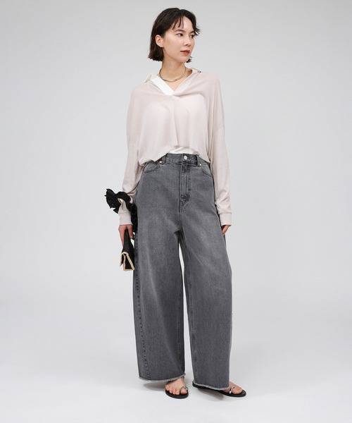 「St.Johns 3rd club」 長袖カットソー フリー ホワイト レディース_画像7