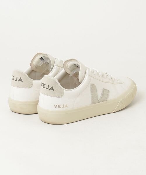 「VEJA」 ローカットスニーカー 37 ホワイト×ライトグレー レディースの画像