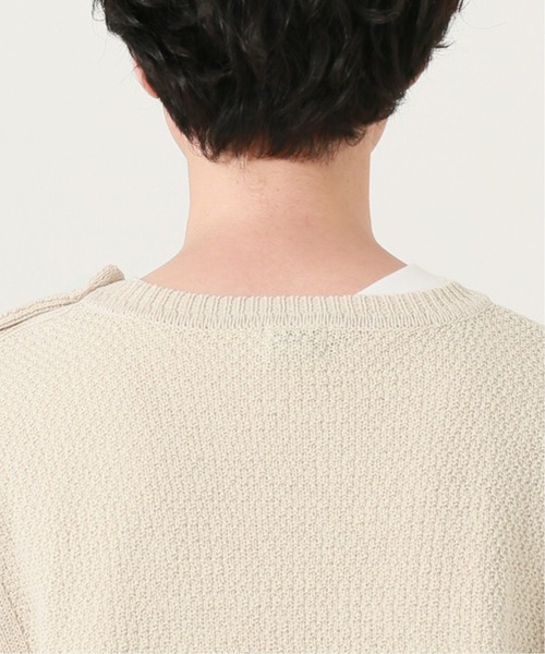「JOURNAL STANDARD J.S HOMESTEAD」 ノースリーブニット LARGE ベージュ メンズ_画像5