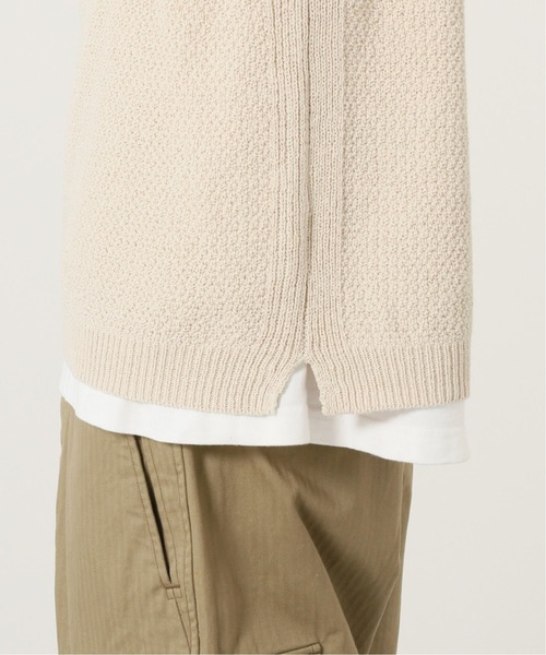「JOURNAL STANDARD J.S HOMESTEAD」 ノースリーブニット LARGE ベージュ メンズ_画像8