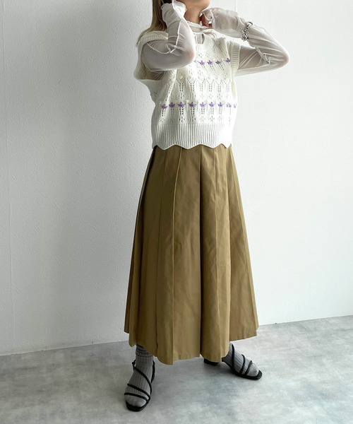 「w closet」 半袖ニット - ホワイト レディース_画像6