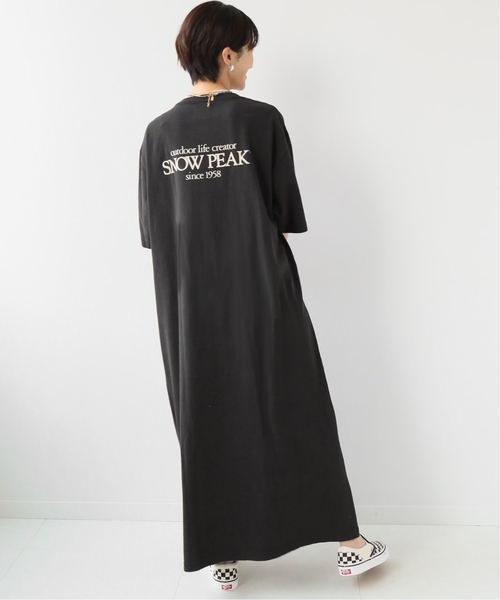 Yahoo!オークション - 「Snow Peak」 Tシャツワンピース FREE ブラック