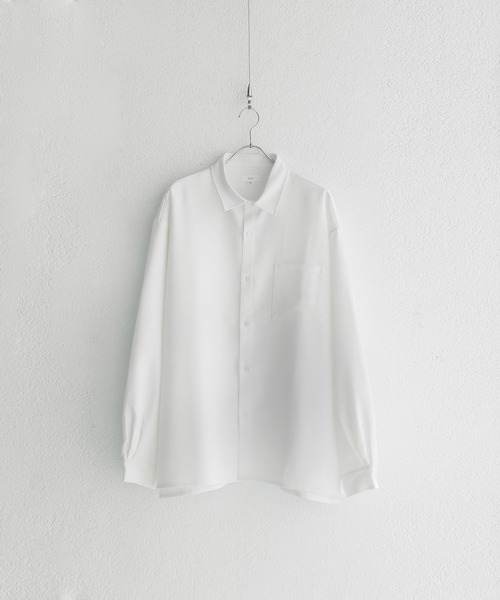 「LILL」 長袖シャツ M サックスブルー メンズ_画像4