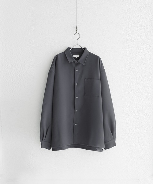 「LILL」 長袖シャツ M サックスブルー メンズ_画像7