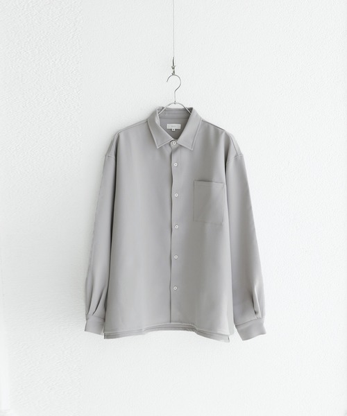 「LILL」 長袖シャツ M サックスブルー メンズ_画像8