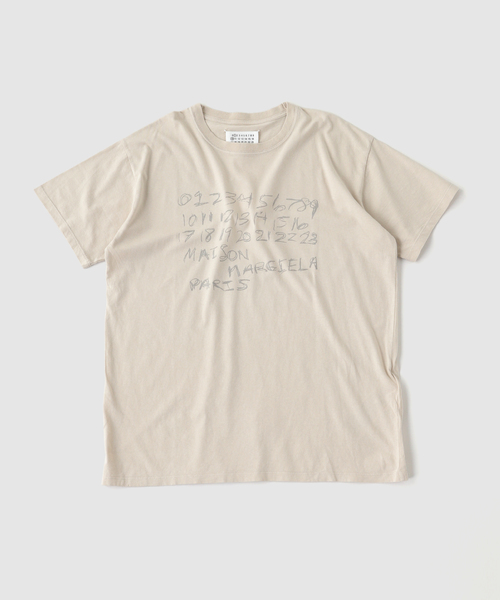 メゾンマルジェラ 半袖Tシャツ 数字プリント MM6 Maison Margiela (エムエムシックス メゾン マルジェラ) コットン
