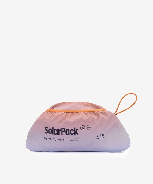 ナイロンジャケット 「UPF50+ SolarPack」撥水 UVカット ソーラーパック グラデーションプリント ジャケット メンズ レディースの画像