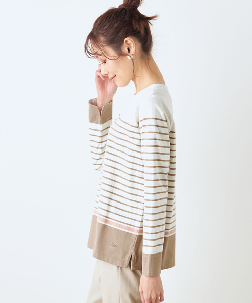 「DECOY SINCE 1981」 長袖カットソー M モカ レディース_画像3