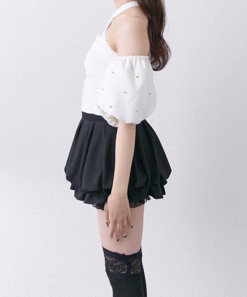 Belle Charme ブラウス シャツ 半袖 「Belle Charme」Jewel