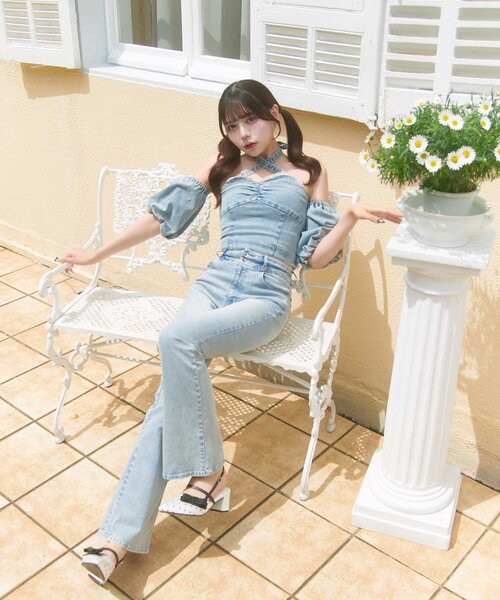 Belle Charme ブラウス シャツ 半袖 「Belle Charme」Jewel