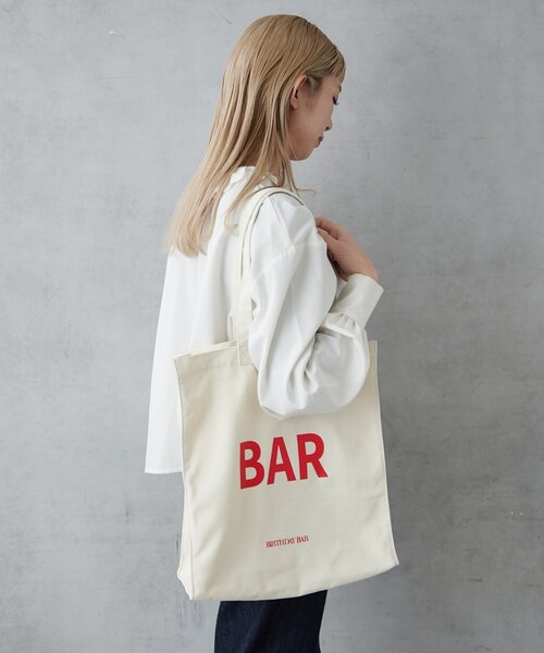 「BIRTHDAY BAR」 トートバッグ 0 アイボリー レディース_画像5