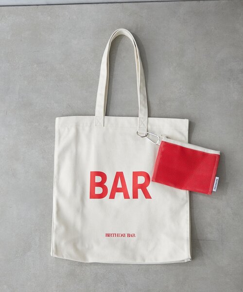 「BIRTHDAY BAR」 トートバッグ 0 アイボリー レディース_画像6