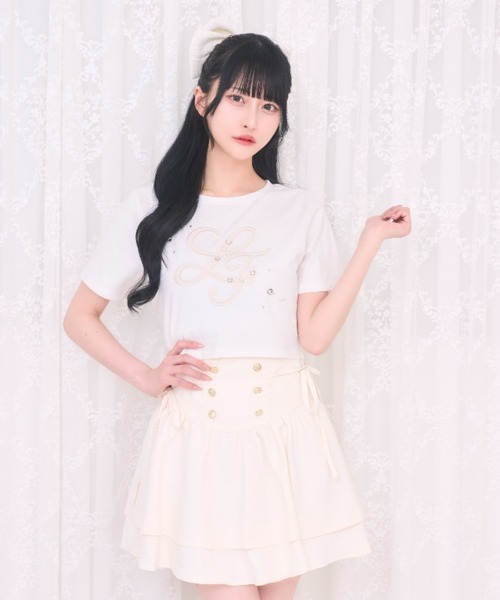 LAFARY（ラファリー） スカート コルセットティアードスカパン