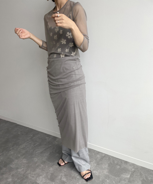 「EDIT. FOR LULU」 長袖ワンピース SMALL ピンク レディース_画像2