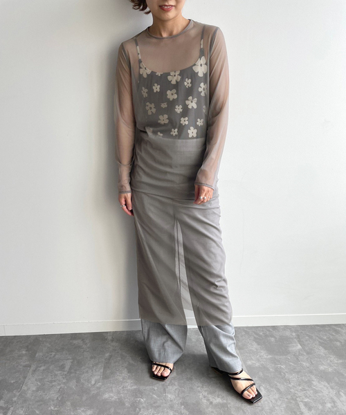 「EDIT. FOR LULU」 長袖ワンピース SMALL ピンク レディース_画像7