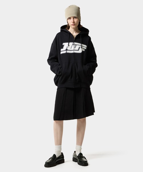 HUF（ハフ） ジップアップパーカー L アッシュグレー メンズ