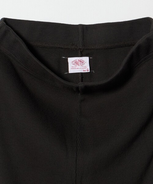レギンス スパッツ 「別注」「FAITH MILLS for 6」THERMAL BIKER PANTS/レギンス レディースの画像