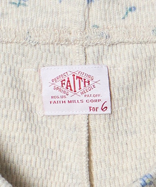 レギンス スパッツ 「別注」「FAITH MILLS for 6」THERMAL BIKER PANTS/レギンス レディースの画像